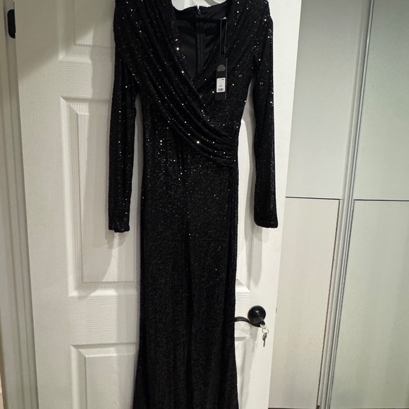 Sexy black sequin jumpsuit - Picture 4 of 4